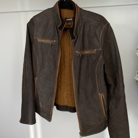 Danier Genuine Leather Coat - Picture 1 of 3